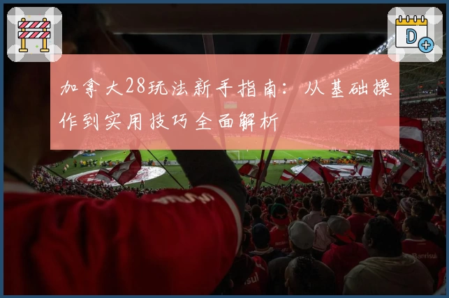 加拿大28玩法新手指南：从基础操作到实用技巧全面解析